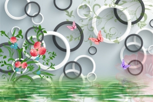 Tranh dán tường 3D t3m-3d2017-111