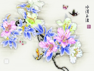 Tranh dán tường 3D t3m-hv3d-106