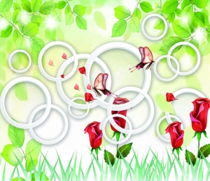 Tranh dán tường 3D t3m-hv3d-128