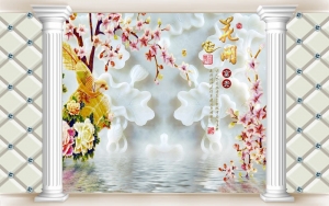 Tranh dán tường 3D t3m-hv3d-51