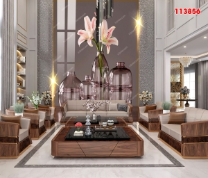Tranh dán tường bình hoa 113856