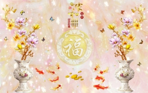 Tranh dán tường bình hoa t3m-1705-copy