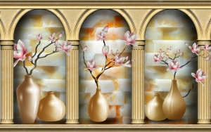 Tranh dán tường bình hoa t3m-914-copy