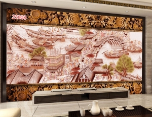 Tranh dán tường 3D điêu khắc nổi t3m-890-copy