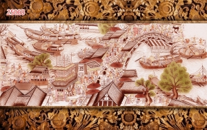 Tranh dán tường điêu khắc nổi 26008