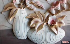 Tranh dán tường điêu khắc nổi