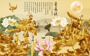 Tranh dán tường 3D điêu khắc nổi t3m-5202-copy