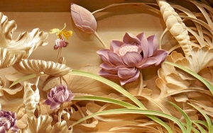 Tranh dán tường 3D điêu khắc nổi t3m-8060