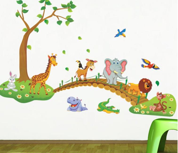 Những mẫu giấy dán tường đáng yêu cho các bé